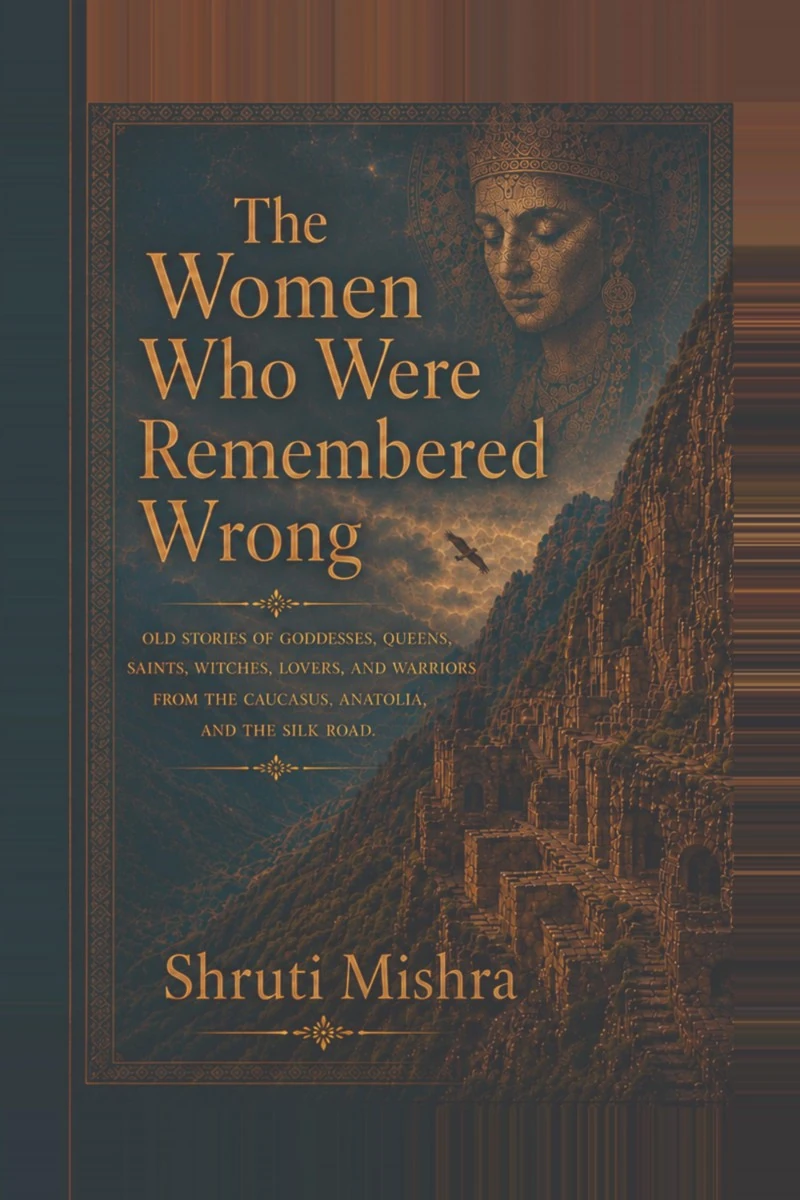 Dark-green and antique-gold cover of The Women Who Were Remembered Wrong
